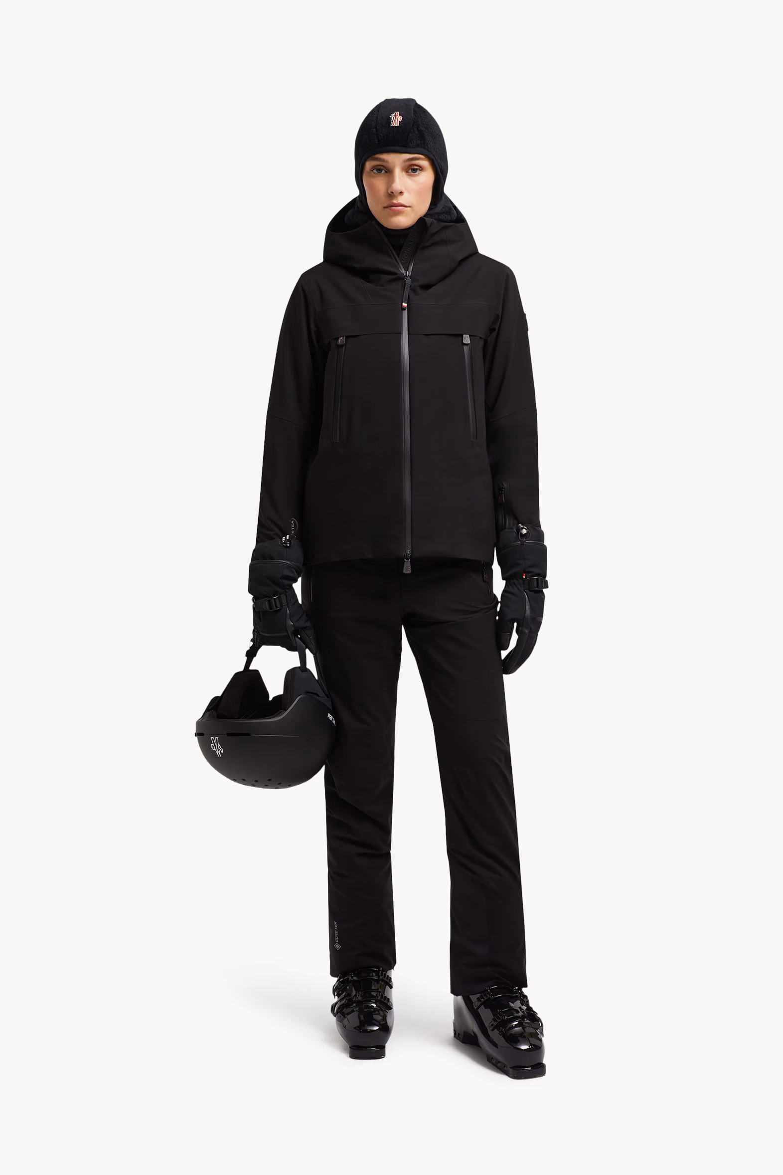Chaqueta de esquí de GORE-TEX con capucha Chanaveyy Mujer Negro Moncler 0